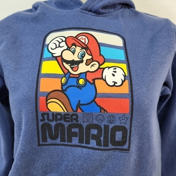Old Navy Blue Super Mario Hoody - Picture 2 of 7